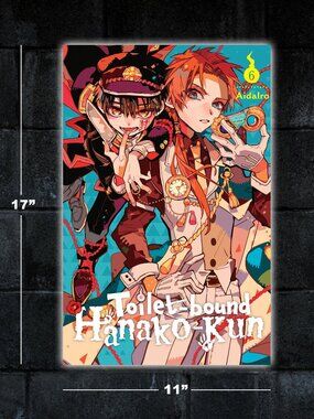Toilet-Bound Hanako-Kun Vol 6 manga poster - 11x17 wall art print merch anime